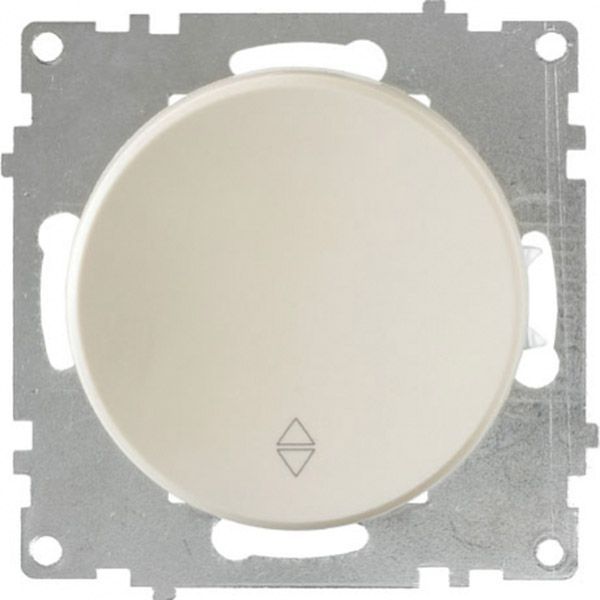 Перемикач одинарний OneKeyElectro, колір бежевий (OKE200102)
